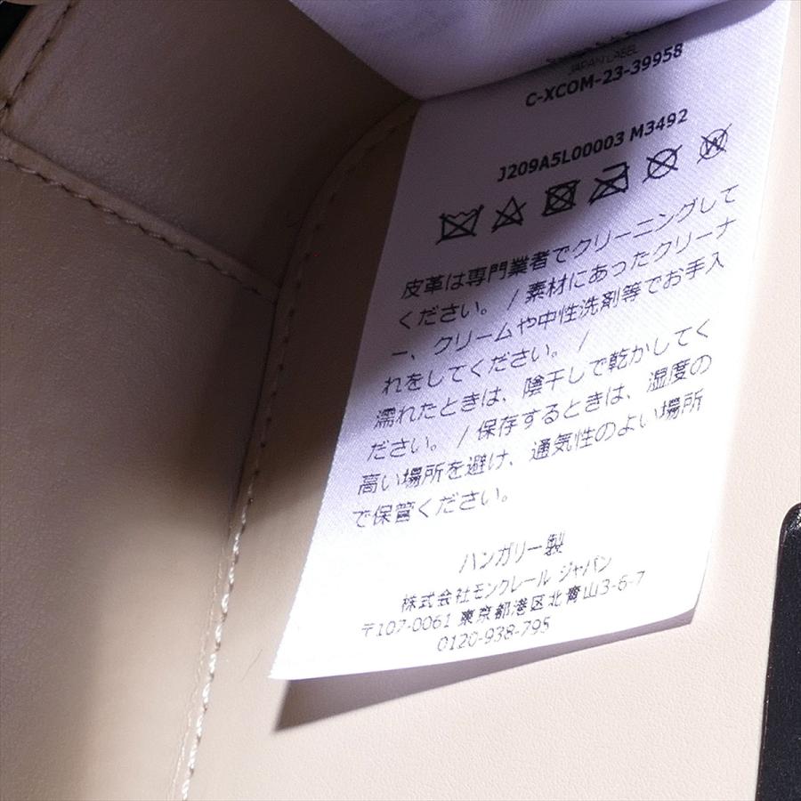 MONCLER モンクレール 本革クロスボディバッグ 5L00003 999 MONCLER モンクレール 本革クロスボディバッグ 5L00003 999