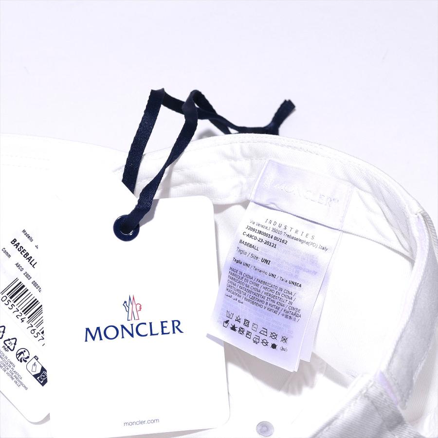 MONCLER（モンクレール） ベースボールキャップ 3B00014 034ホワイト