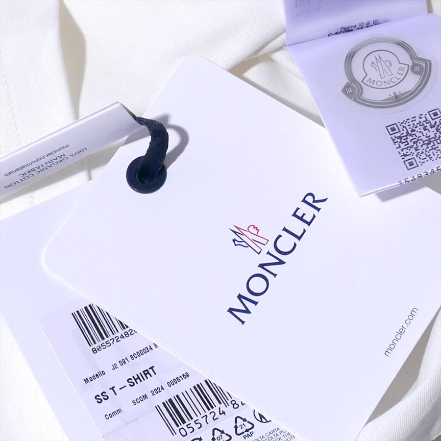 MONCLER（モンクレール） Tシャツ 8C00034 032ホワイト メンズ 半袖