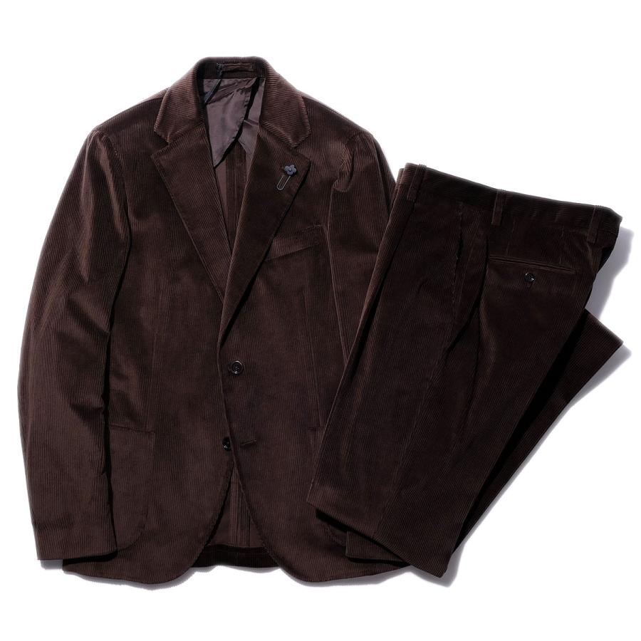 LARDINI ブラウンスーツセットアップ LARDINI ブラウンスーツセットアップ