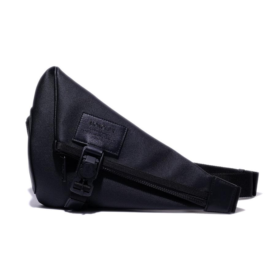 MONCLER（モンクレール） NAKOA TRIANGLE クロスボディバッグ 999ブラック ブランド ギフト ショルダーバッグ[time ...