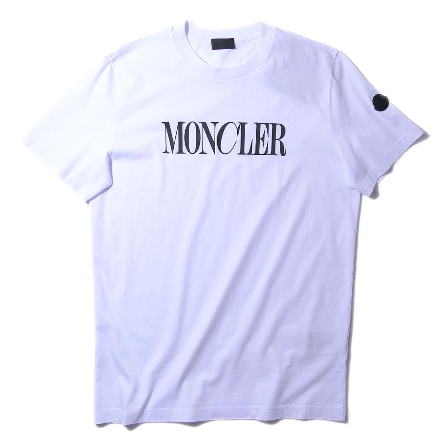 MONCLER（モンクレール） Tシャツ 8C00031 001ホワイト メンズ 半袖