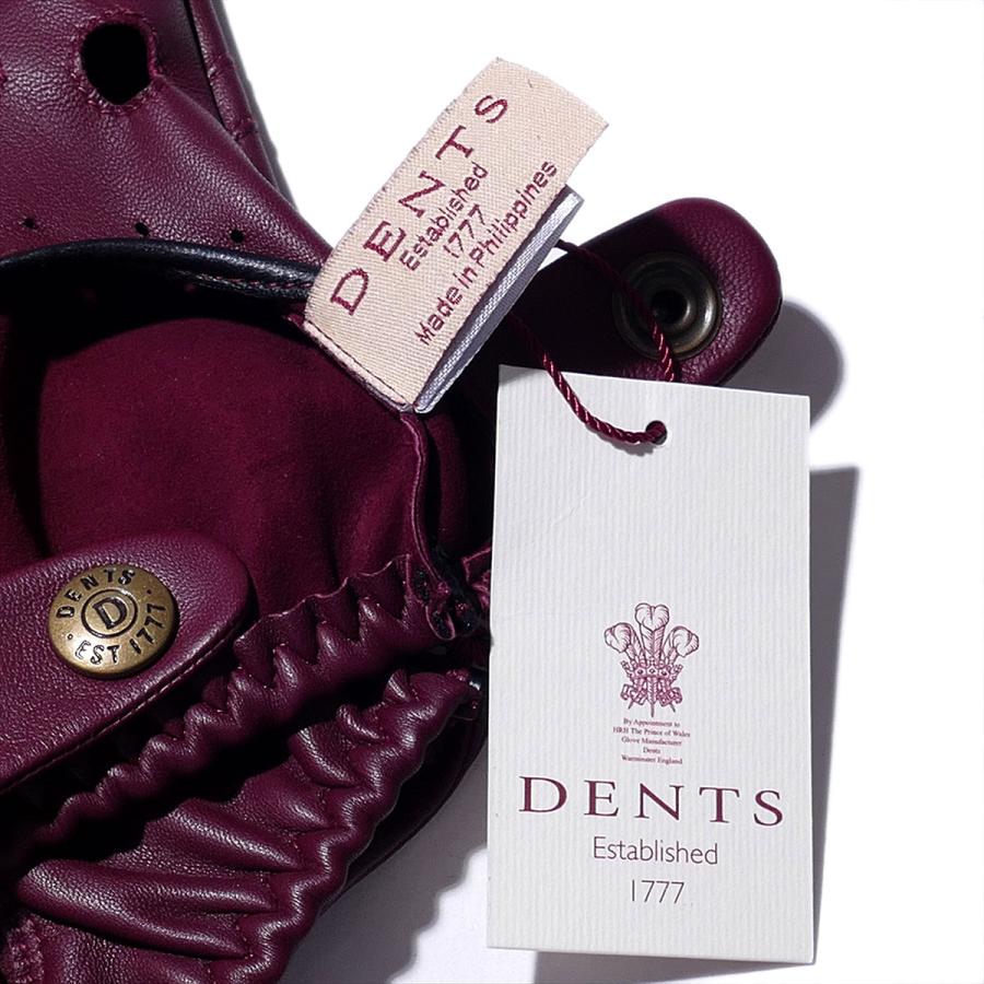 DENTS（デンツ） 送料無料 ドライビング グローブ 5-1011 Wine/Black