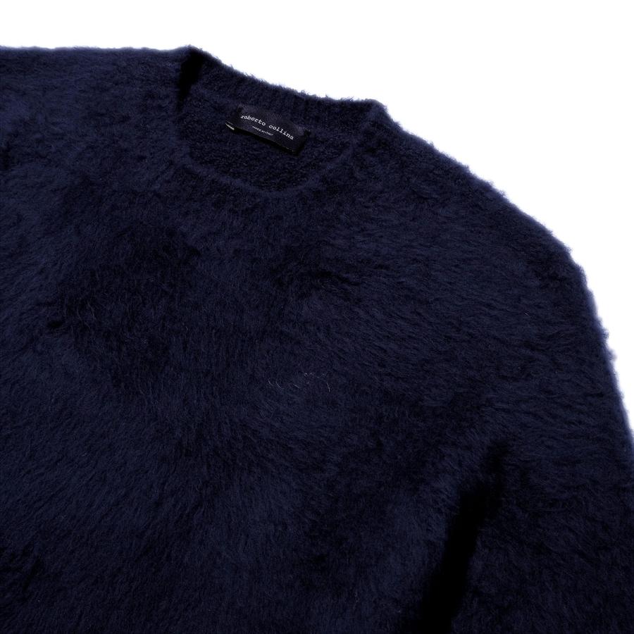 ROBERTO COLLINA（ロベルトコリーナ） イタリア製 起毛加工クルー