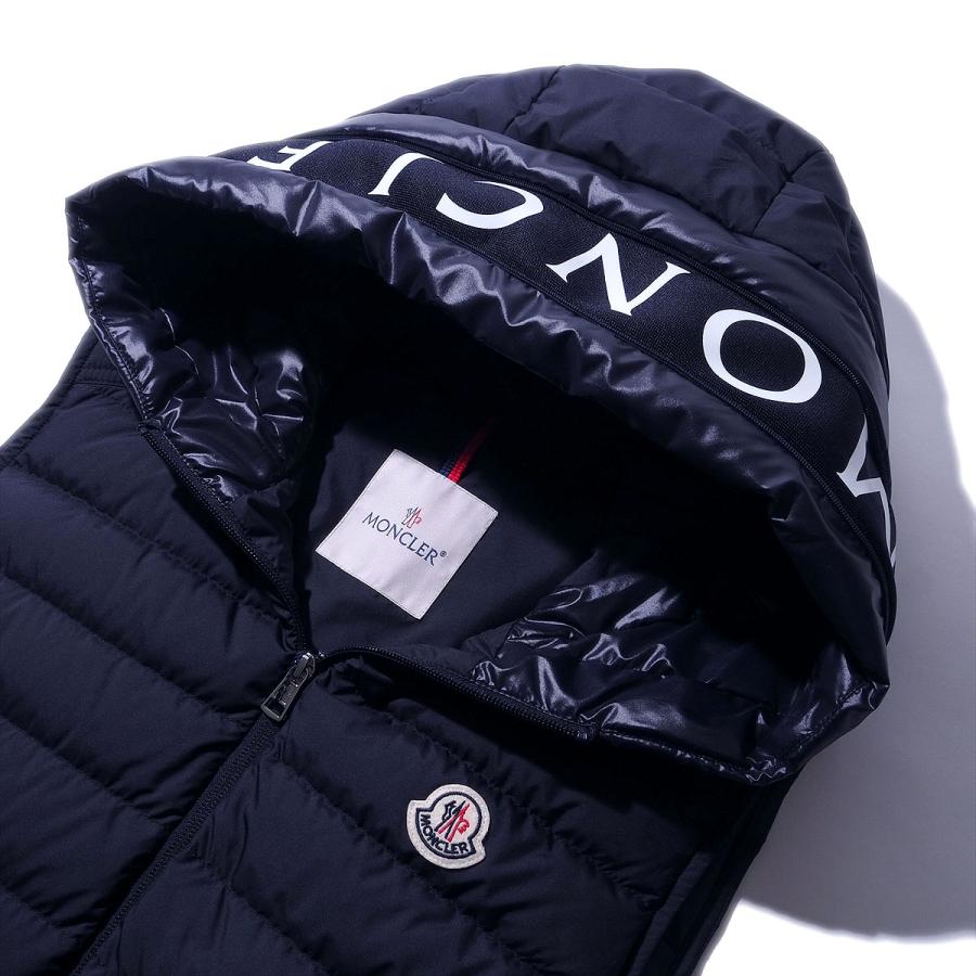 MONCLER（モンクレール） ダウンベスト BOURGET 778ネイビー メンズ