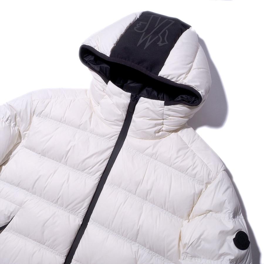 MONCLER ホワイト ブラック ジャンパーサイズ1 Moncler White & Black Bancera Puffer Jacket – Savonches