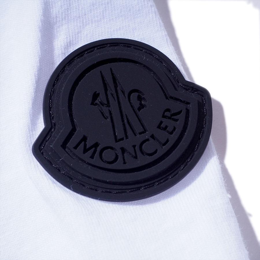 モンクレール Tシャツ MONCLER 8C00024 001ホワイト メンズ 半袖 大きいサイズ ブランド 2025SS 2025年春夏の画像