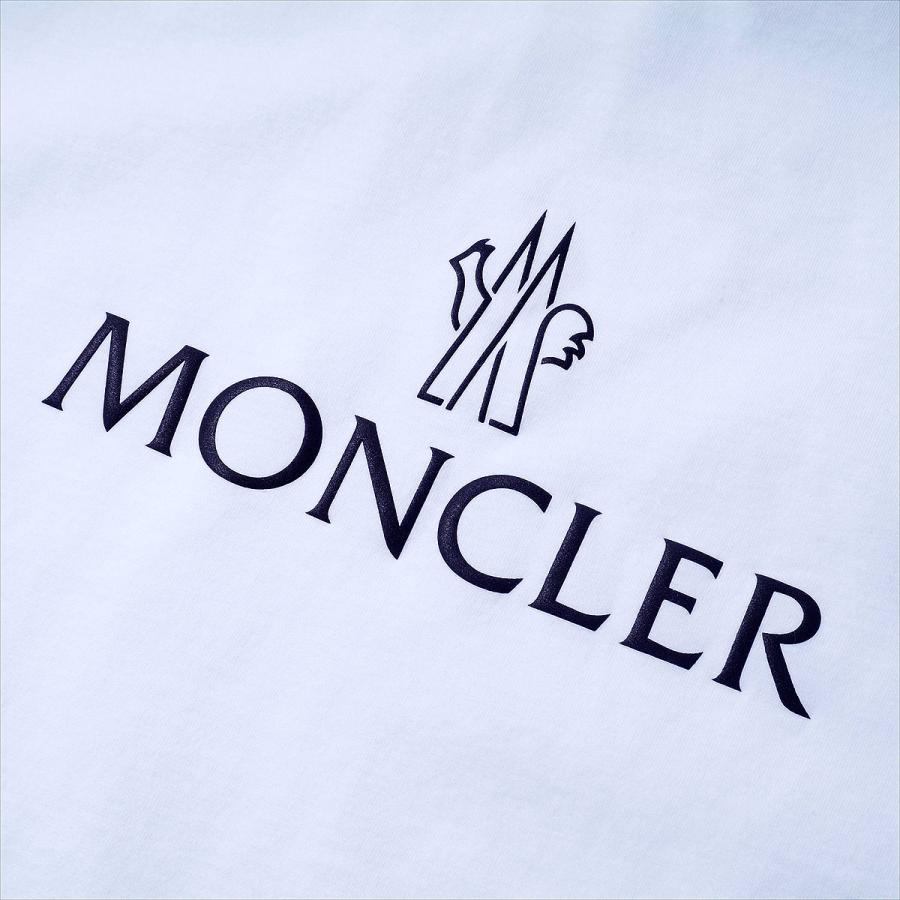 モンクレール Tシャツ MONCLER 8C00024 001ホワイト メンズ 半袖 大きいサイズ ブランド 2025SS 2025年春夏の画像