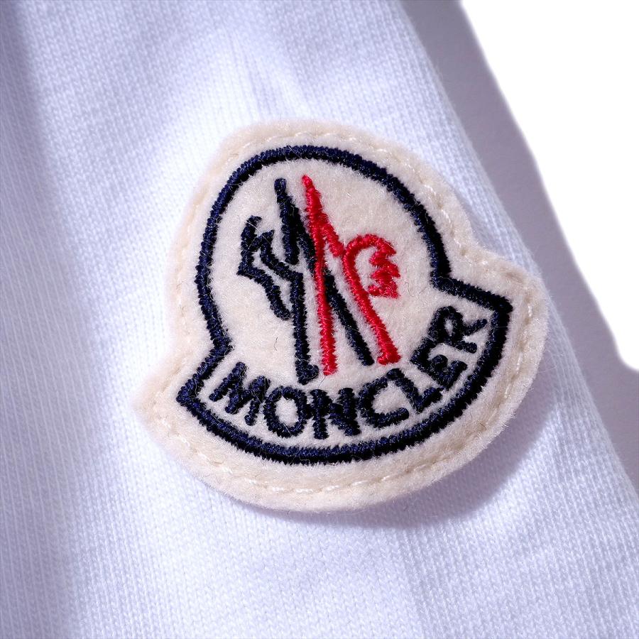 モンクレール Tシャツ MONCLER 8C00006 002ホワイト メンズ 半袖 大きいサイズ ブランド 2025SS 2025年春夏の画像
