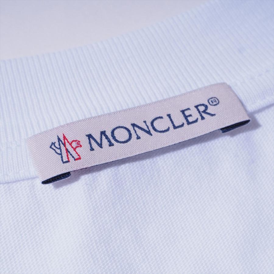 MONCLER モンクレール Tシャツ 8C00006 002ホワイト メンズ 半袖