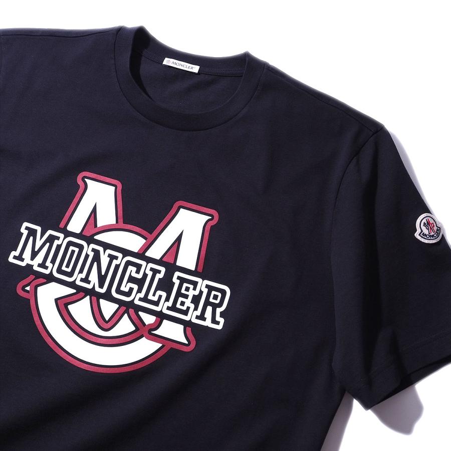 MONCLER（モンクレール） Tシャツ MONCLER 8C00006 778ネイビー メンズ