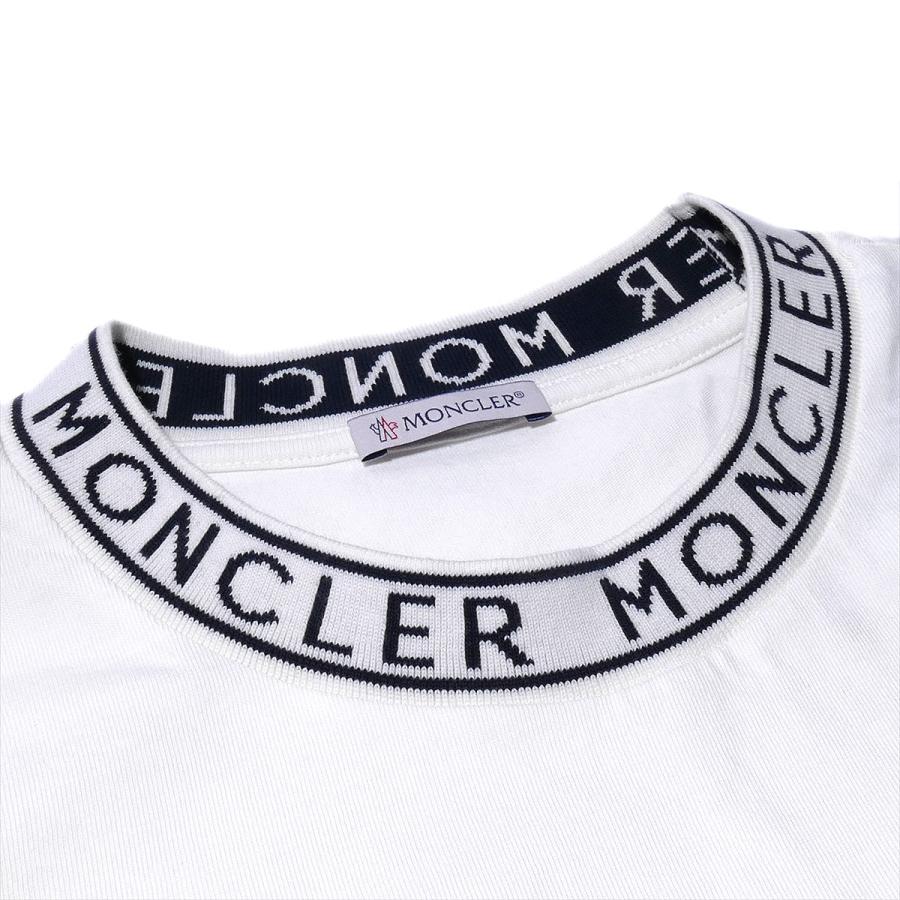 MONCLER（モンクレール） Tシャツ MONCLER 8C00031 032オフホワイト