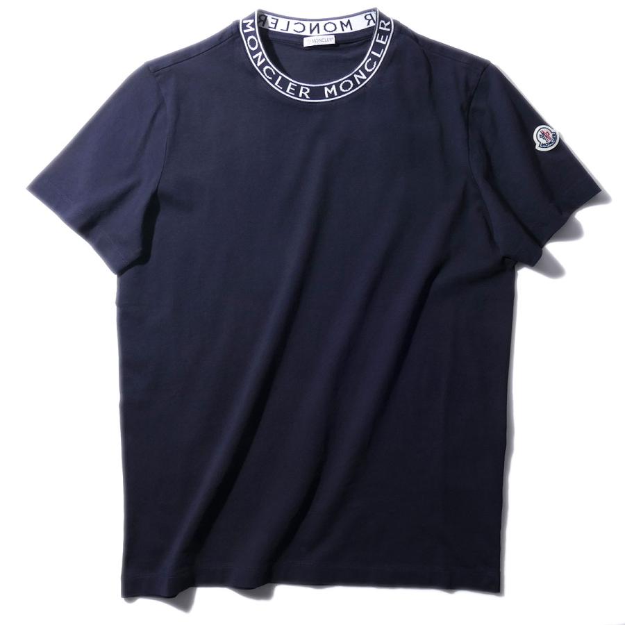 MONCLER（モンクレール） Tシャツ MONCLER 8C00027 778ネイビー メンズ