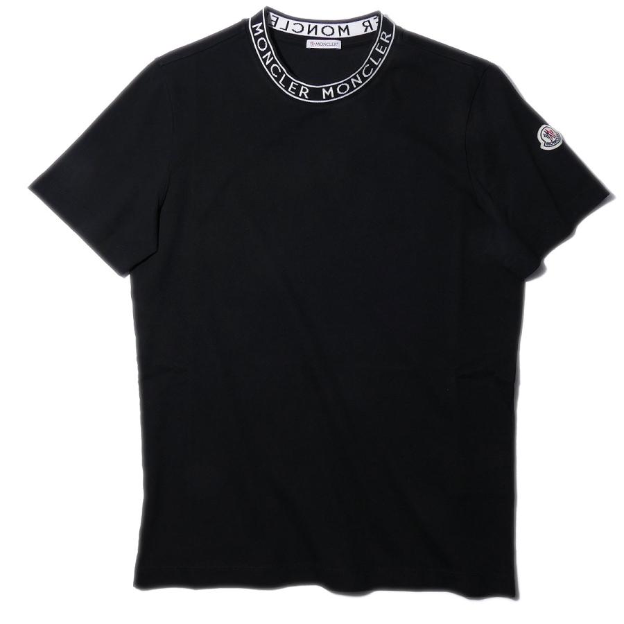 モンクレール Tシャツ MONCLER 8C00027 999ブラック メンズ 半袖 大きいサイズ ブランド 2026SS 2026年春夏の画像