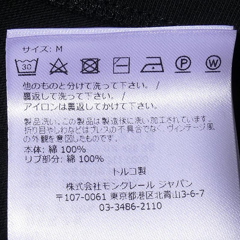モンクレール Tシャツ MONCLER 8C00027 999ブラック メンズ 半袖 大きいサイズ ブランド 2026SS 2026年春夏の画像
