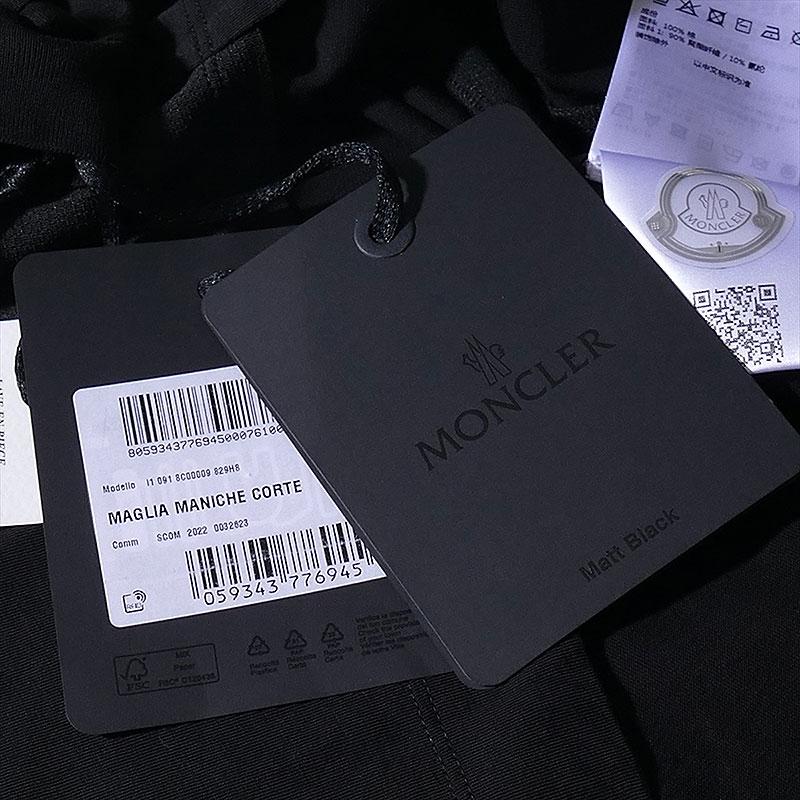 MONCLER モンクレール Tシャツ 8C00024 999ブラック メンズ 半袖