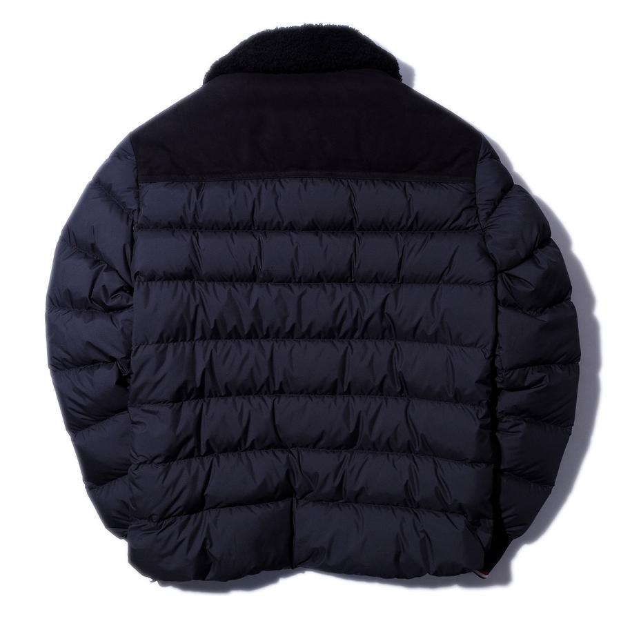MONCLER（モンクレール） シアリング&スエード 本革 ライトダウン