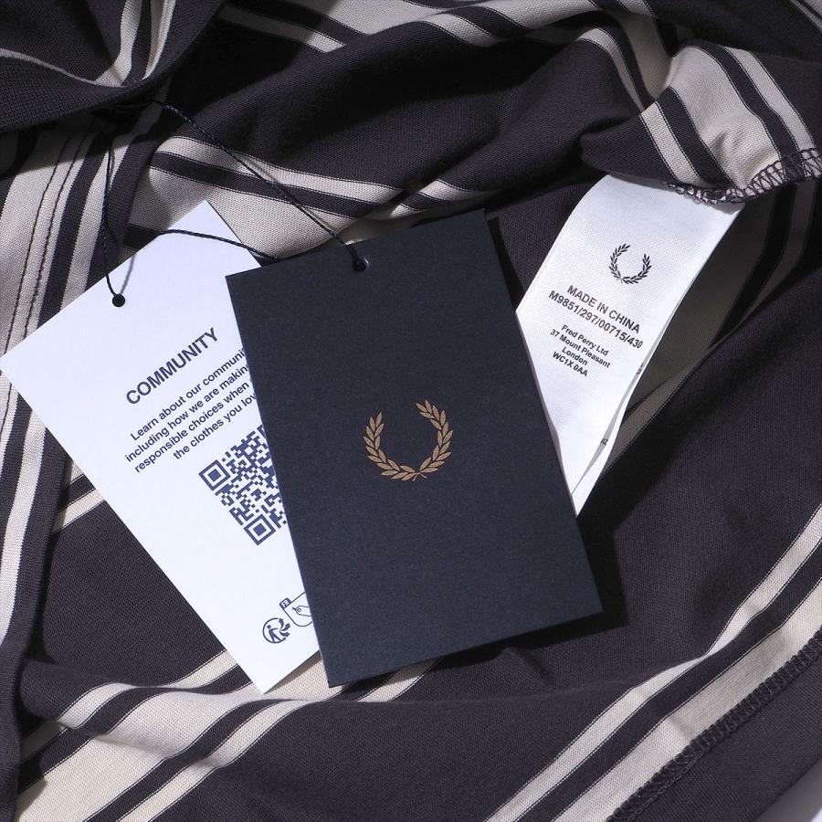 FRED PERRY（フレッドペリー） ファインストライプTシャツ M9851 