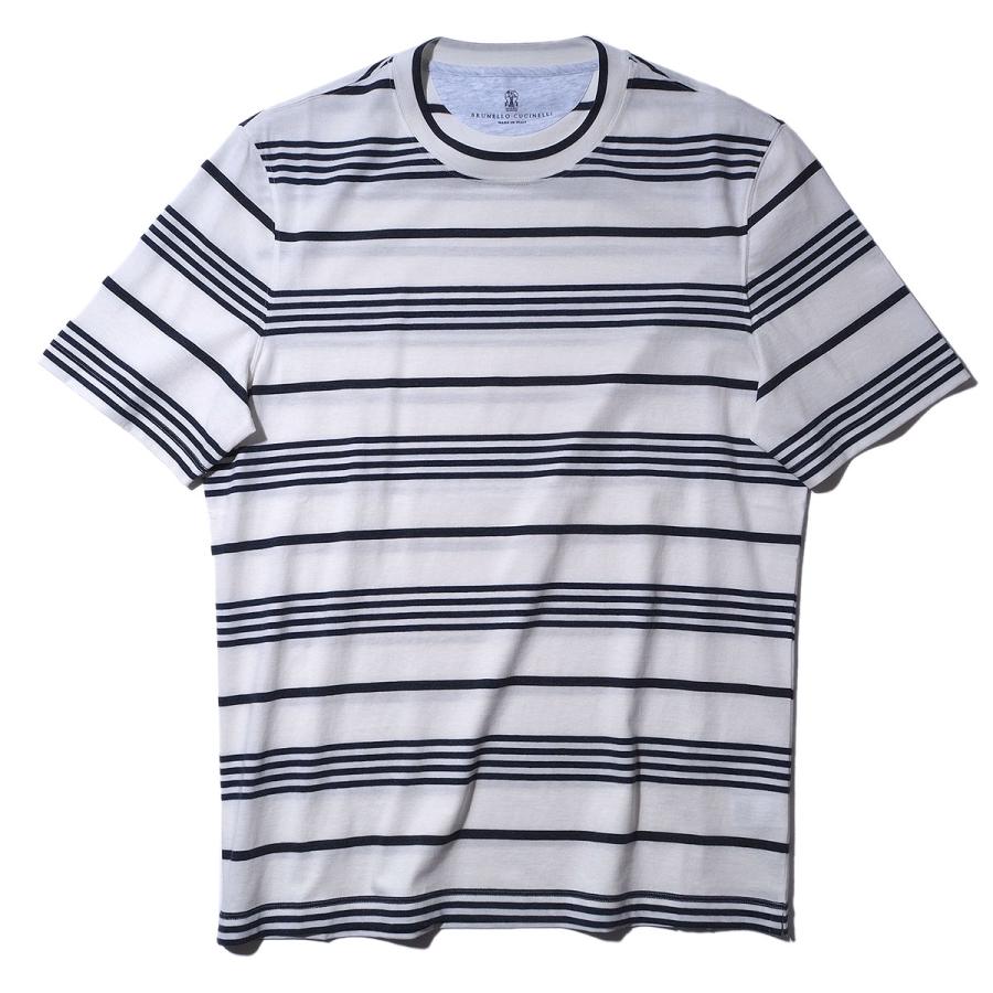 BRUNELLO CUCINELLI（ブルネロクチネリ） ボーダーTシャツ BRUNELLO