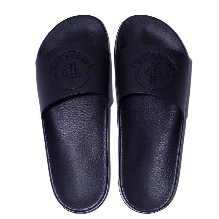 MONCLER ブラック サンダル ブラック Trailgrip Velaサンダル : サンダルとスライダー 向け