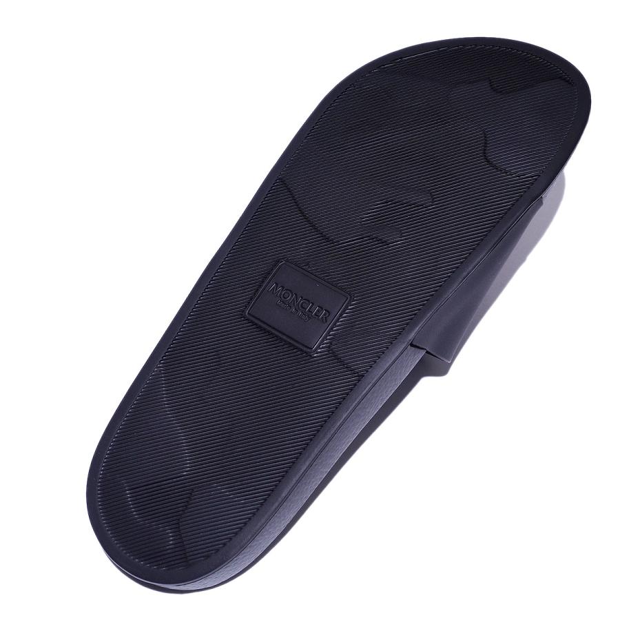 23cm【新品未使用】MONCLER モンクレール BASILE サンダル 黒 モンクレール(MONCLER)モンクレール BASILE シャワーサンダル