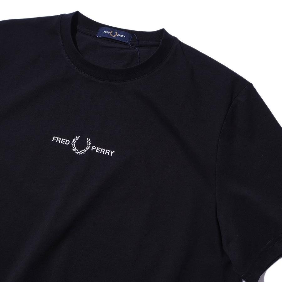 FRED PERRY（フレッドペリー） エンブロイダリーTシャツ M4580 FRED