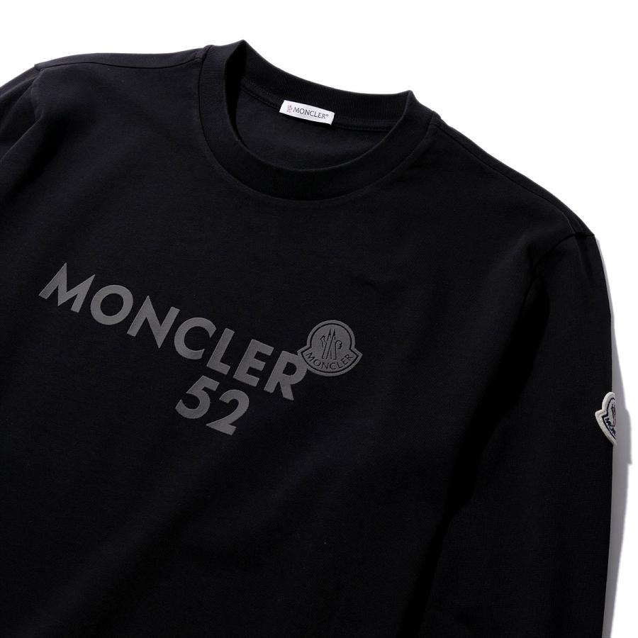 モンクレール MONCLER Tシャツ 2022 カットソー ロングスリーブ MONCLER（モンクレール） ロングスリーブTシャツ 8D00011 ブラック