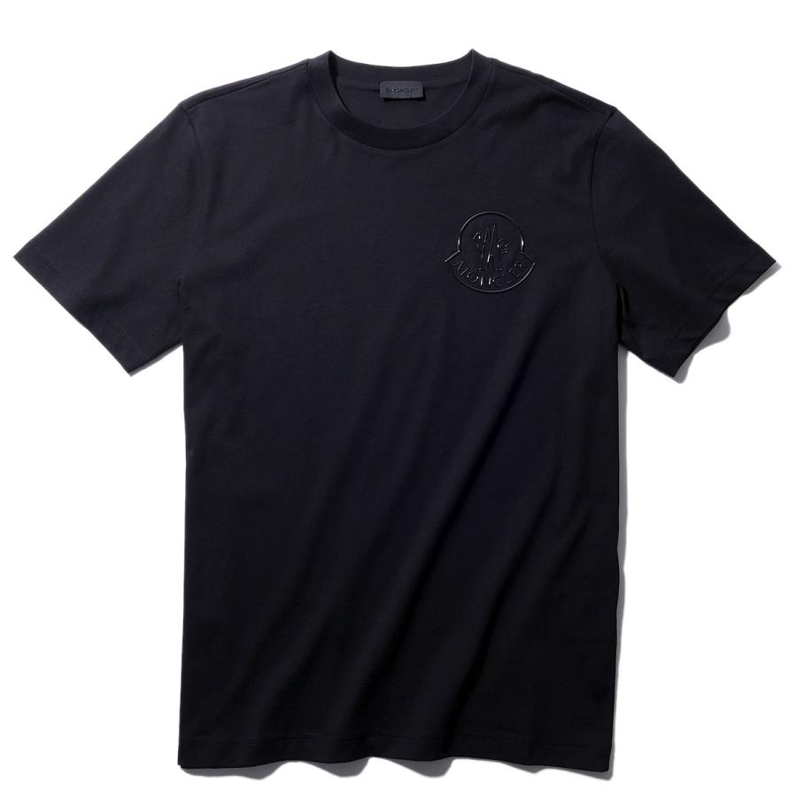 モンクレール Tシャツ MONCLER 8C00026 999ブラック メンズ 半袖 大きいサイズ ブランド 2025AW 2025年秋冬の画像