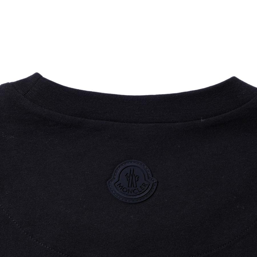 モンクレール Tシャツ MONCLER 8C00026 999ブラック メンズ 半袖 大きいサイズ ブランド 2025AW 2025年秋冬の画像