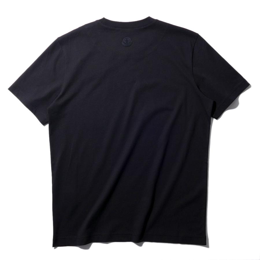 モンクレール Tシャツ MONCLER 8C00026 999ブラック メンズ 半袖 大きいサイズ ブランド 2025AW 2025年秋冬の画像