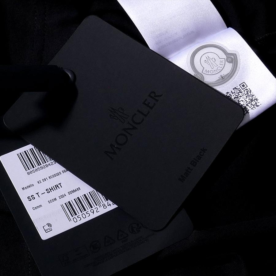 モンクレール Tシャツ MONCLER 8C00026 999ブラック メンズ 半袖 大きいサイズ ブランド 2025AW 2025年秋冬の画像
