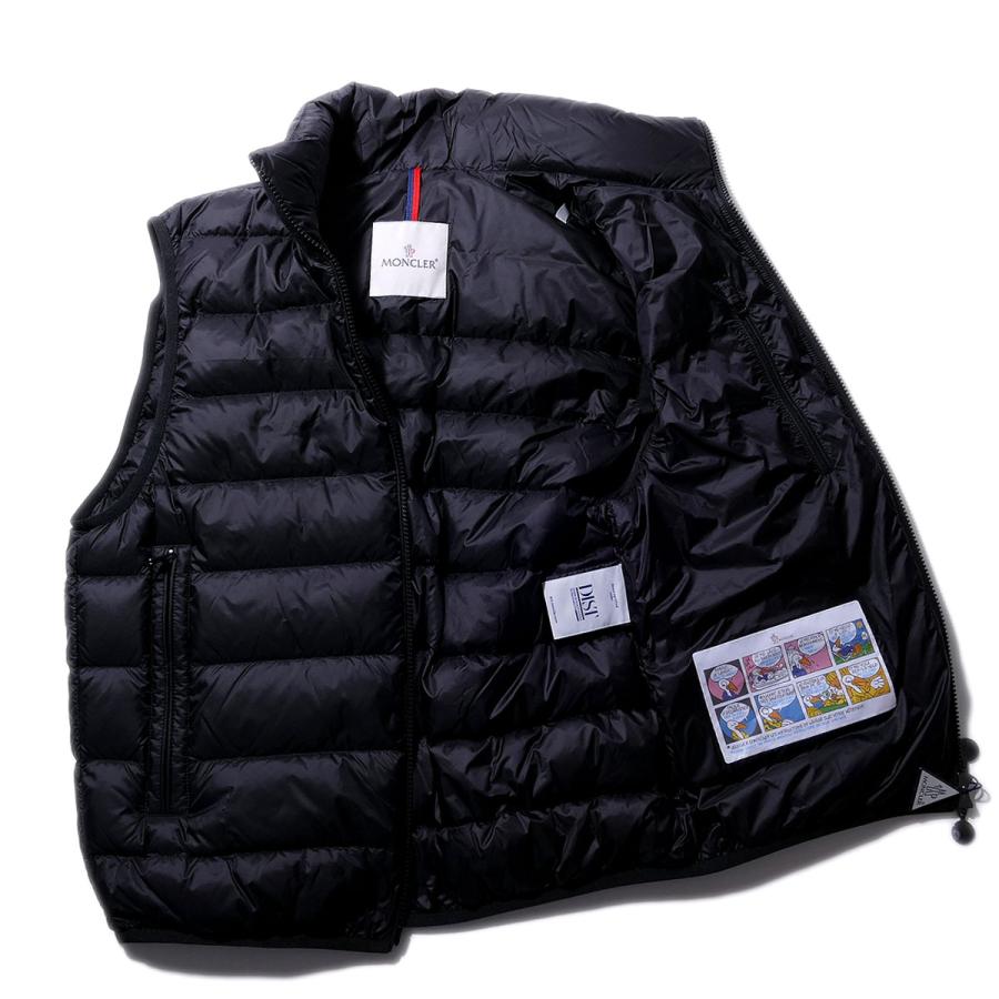 モンクレール ダウンベスト ROCOQUE 999ブラック MONCLER メンズ ブランド 高級 2025AW 2025年秋冬の画像