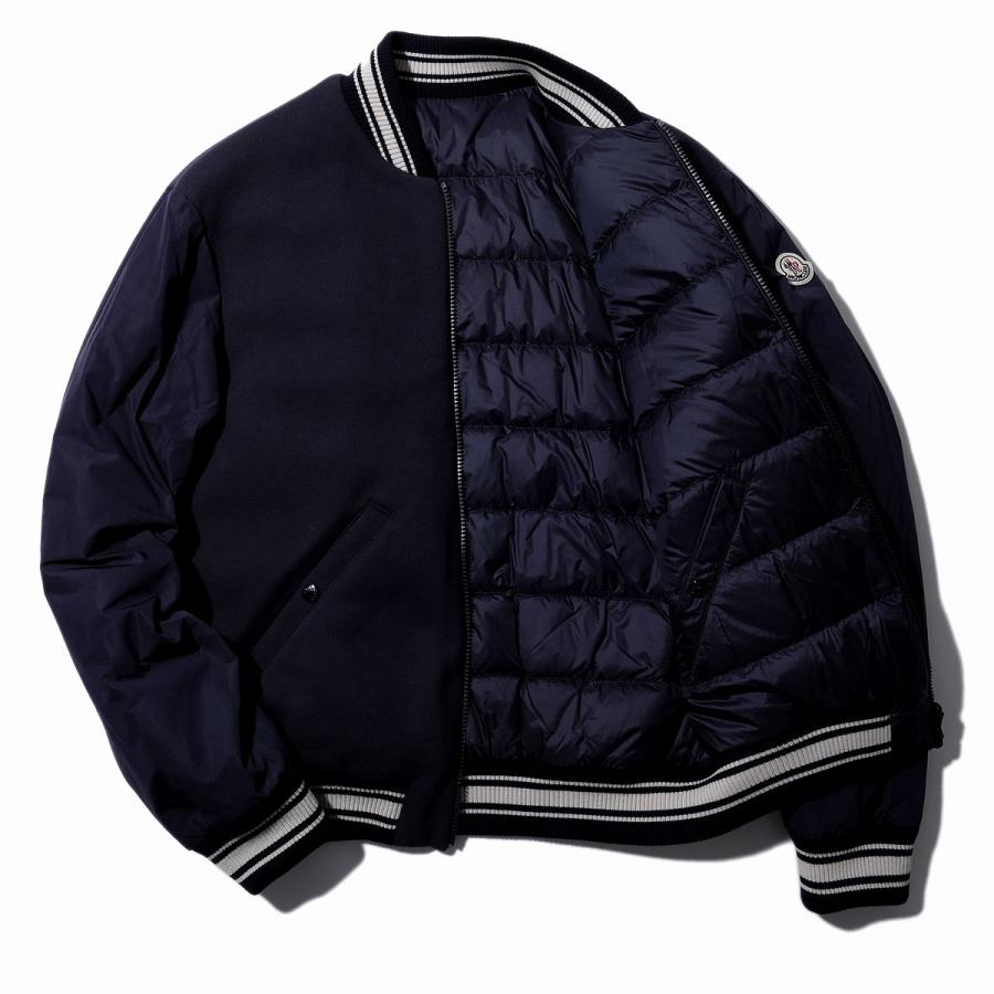 【美品】MONCLER ネイビー MA-1ジャケット MONCLER（ジャケット/アウター）のフリマアイテム一覧