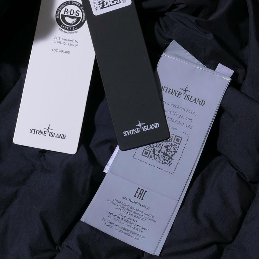 STONE ISLAND（ストーン アイランド） ダウンベスト G100004 ネイビー
