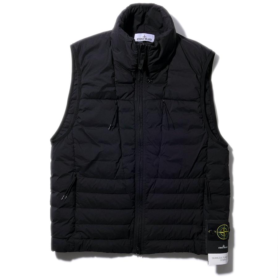 ストーンアイランド　ダウンベストМ STONE ISLAND（ストーン アイランド） ダウンベスト G100004 ブラック