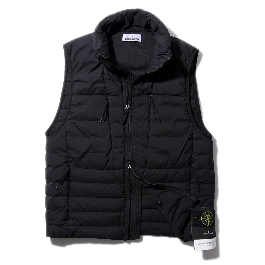 STONE ISLAND（ストーン アイランド） ダウンベスト G100004 ブラック