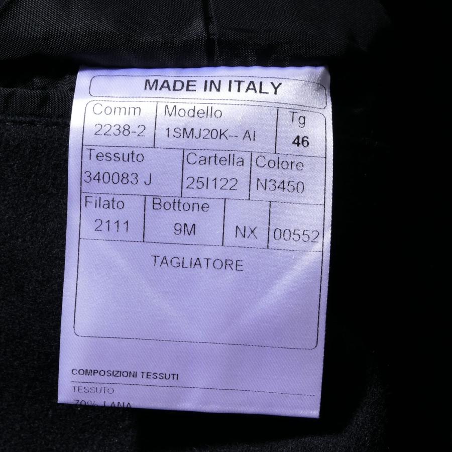タリアトーレ  ウールジャージー ジャケット 1SMJ20K  340083J N3450 ブラック イタリア製 TAGLIATORE メンズ 2025AW 2025年秋冬新作の画像