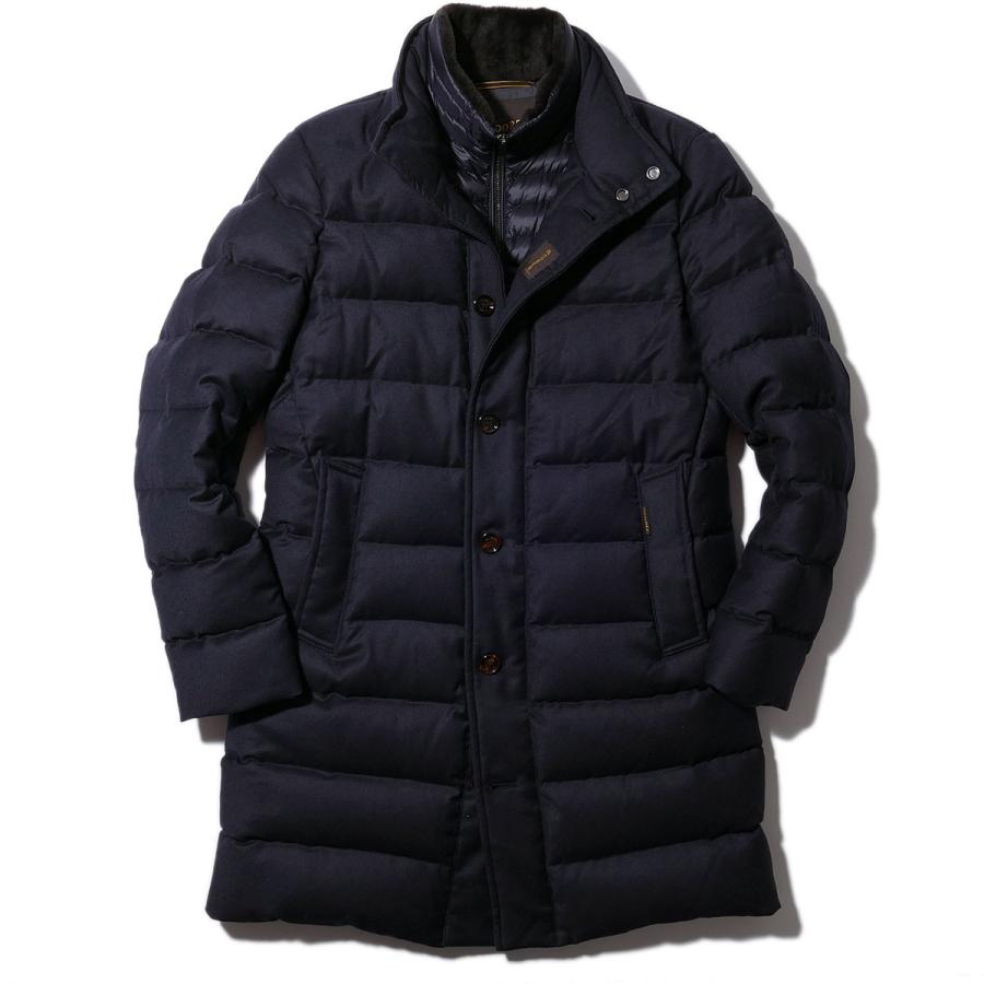 MOORER（ムーレー） ダウン ジャケット ALFIERI-FUR-L ネイビー