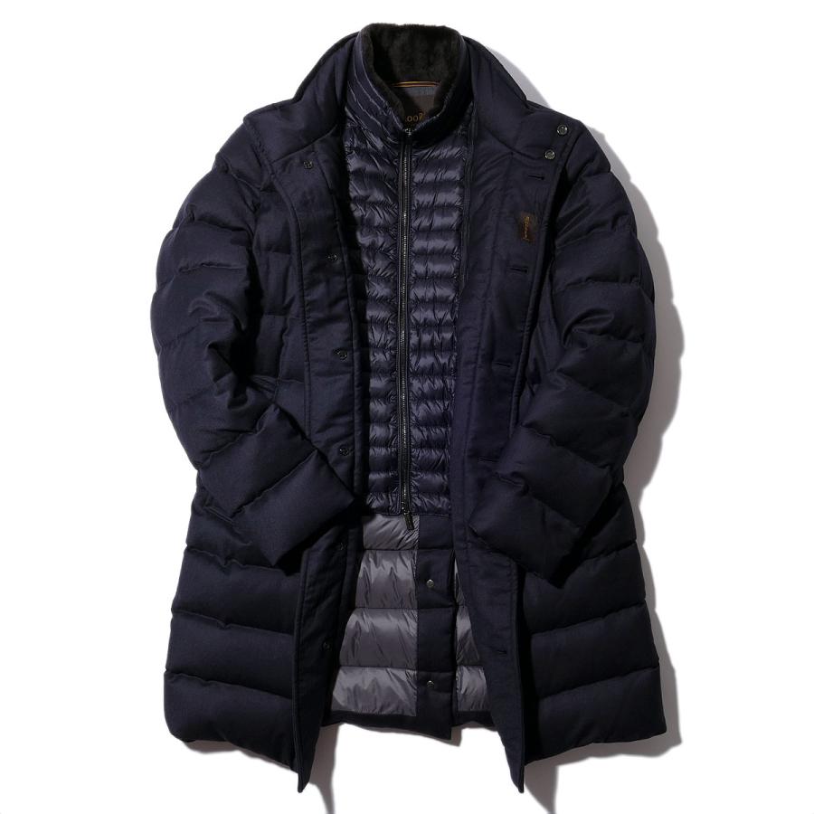 MOORER（ムーレー） ダウン ジャケット ALFIERI-FUR-L ネイビー
