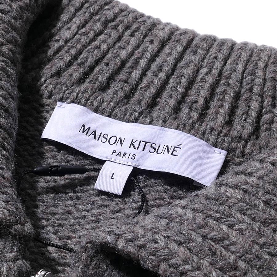 メゾンキツネ MAISON KITSUNE カレッジ ニット ウール ジャケット PM02112 カーディガン メンズ ブランド 高級 2025AW 2025年秋冬[030450]の画像