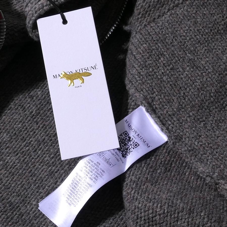 メゾンキツネ MAISON KITSUNE カレッジ ニット ウール ジャケット PM02112 カーディガン メンズ ブランド 高級 2025AW 2025年秋冬[030450]の画像
