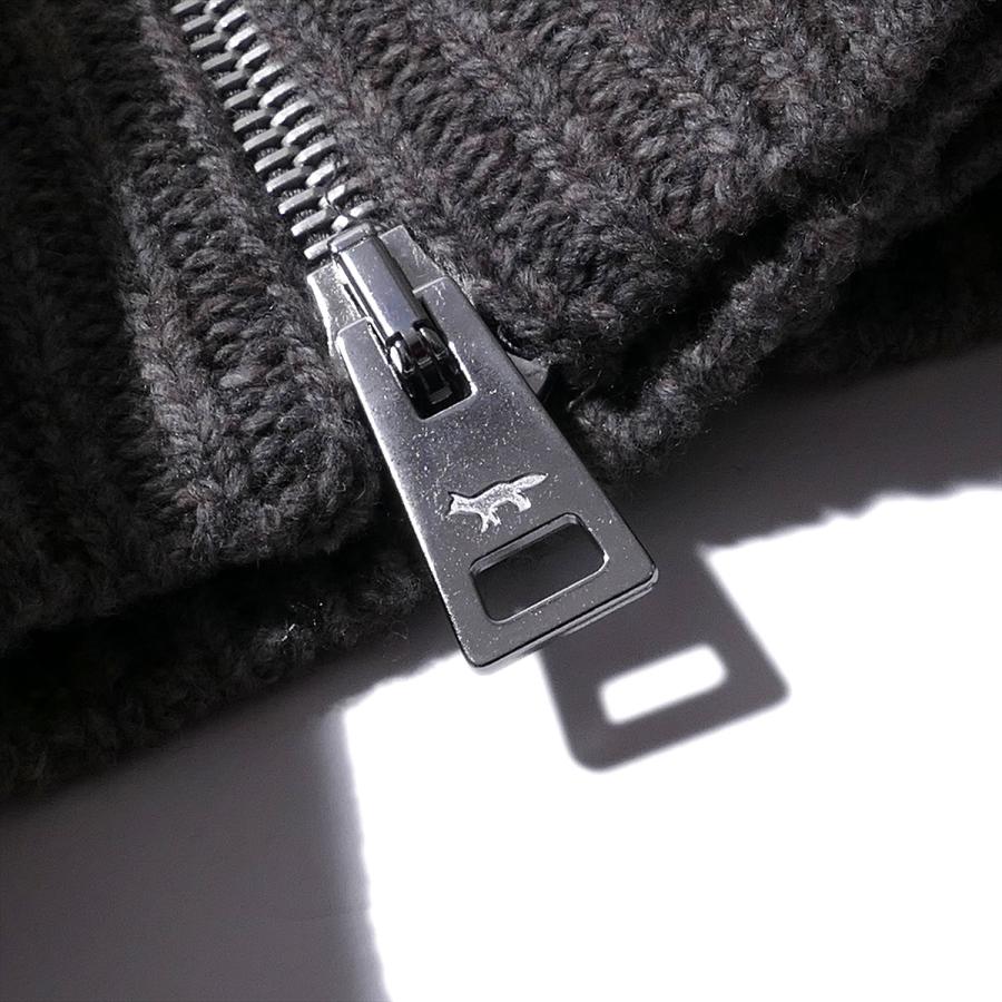 メゾンキツネ MAISON KITSUNE カレッジ ニット ウール ジャケット PM02112 カーディガン メンズ ブランド 高級 2025AW 2025年秋冬[030450]の画像