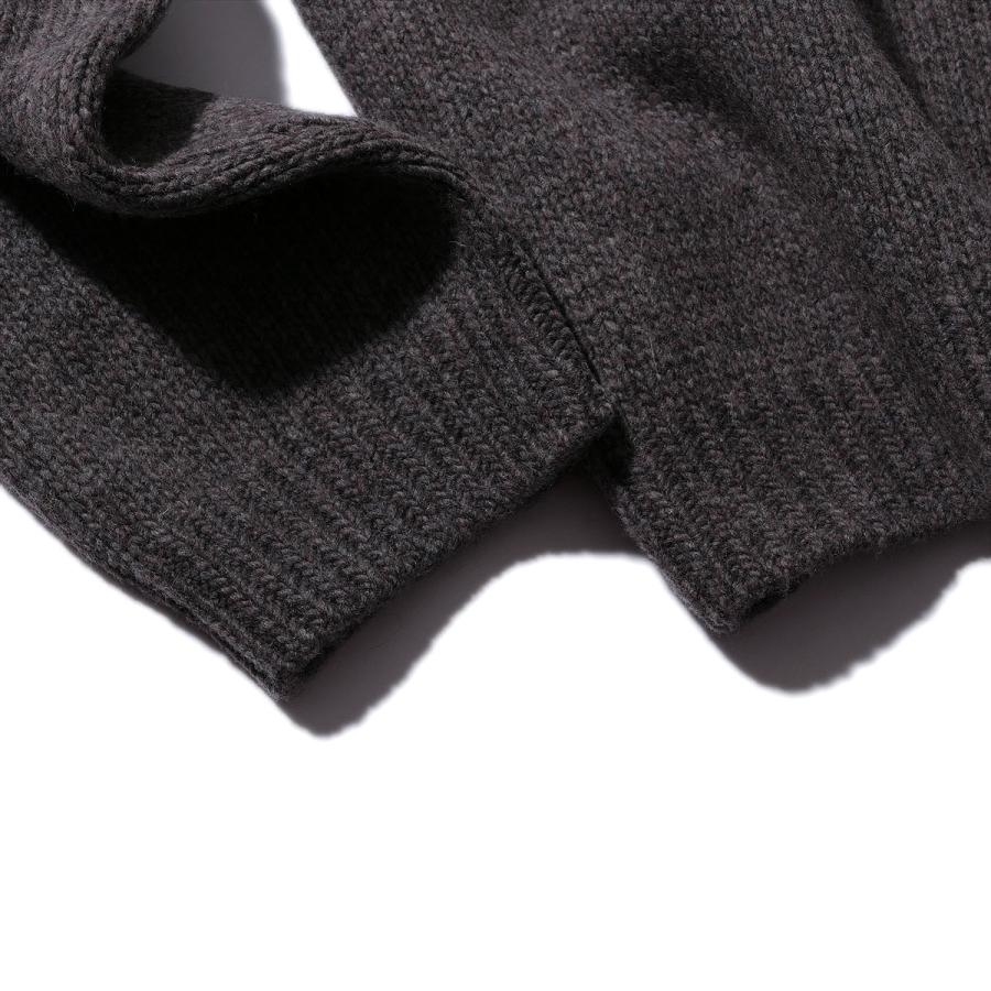 メゾンキツネ MAISON KITSUNE ニット PM00806 [グレー] ドレスド フォックス インターシャ ウール ジャンパー メンズ ブランド 高級 2025AW 2025年秋冬[030450]_5