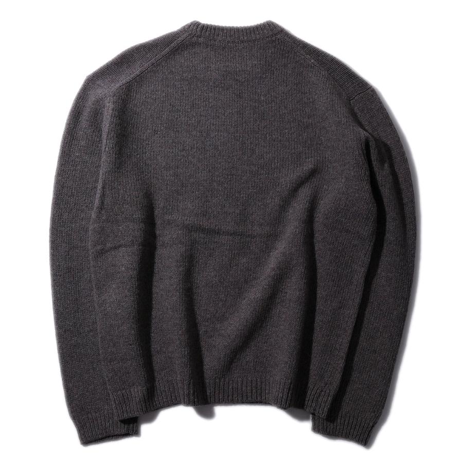メゾンキツネ MAISON KITSUNE ニット PM00806 [グレー] ドレスド フォックス インターシャ ウール ジャンパー メンズ ブランド 高級 2025AW 2025年秋冬[030450]_7