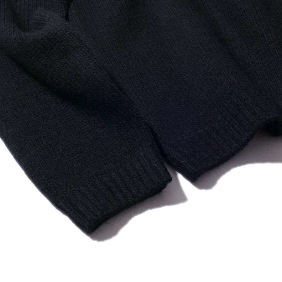 メゾンキツネ MAISON KITSUNE ニット PM00806 [ブラック] ドレスド フォックス インターシャ ウール ジャンパー メンズ ブランド 高級_5
