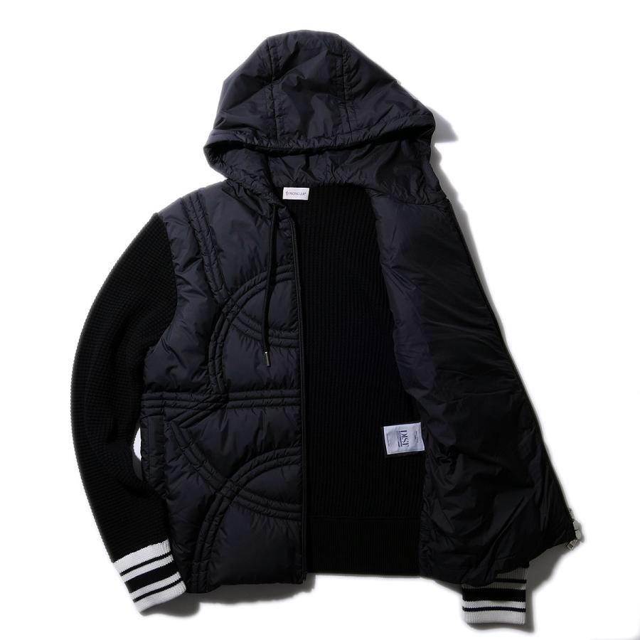 MONCLER（モンクレール） ニット ダウン ジャケット 9B00015 ブラック