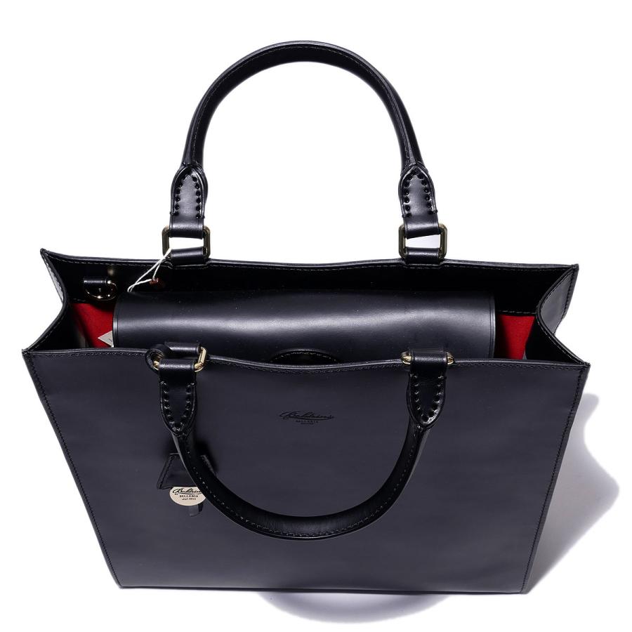 ボルドリーニセレリア イタリア製 ビジネス トートバッグ 6626 [BLACK ブラック] Boldrini Selleria リボットレザーの画像