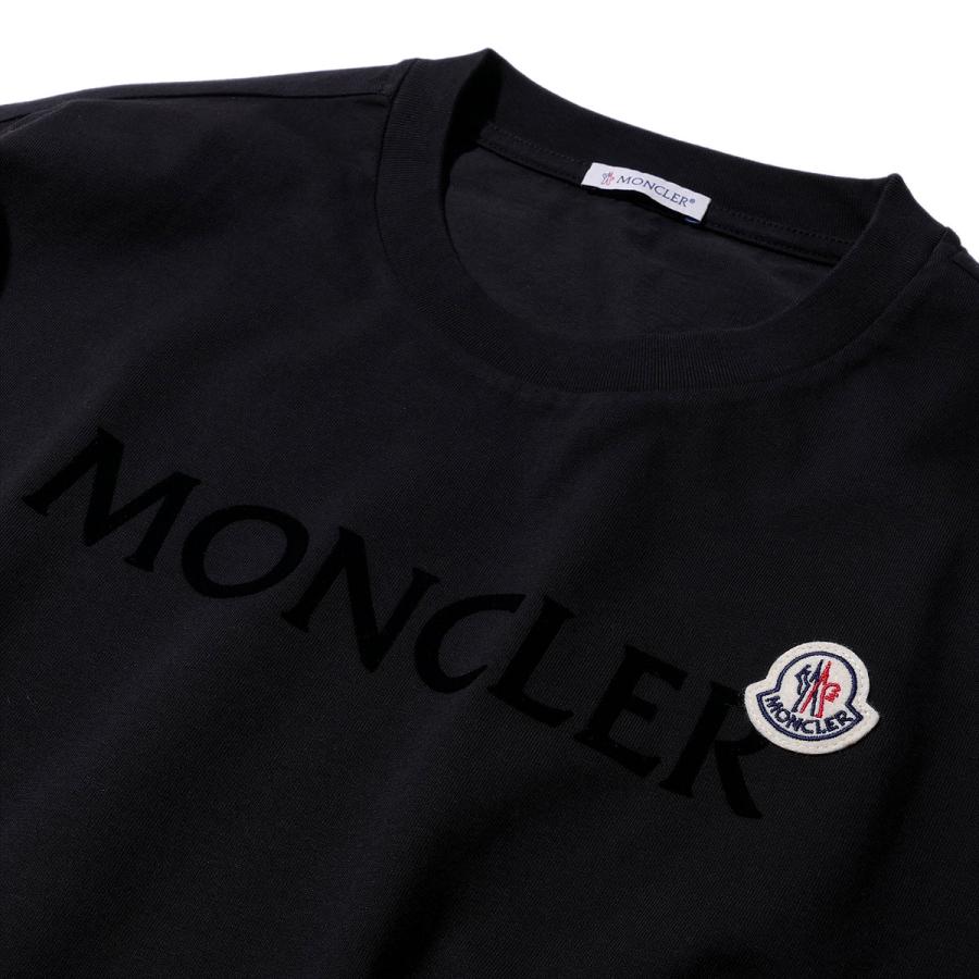 モンクレール ロングスリーブTシャツ 8D00009 999 ブラック MONCLER メンズ ロンT 長袖 2026SS 2026年春夏の画像