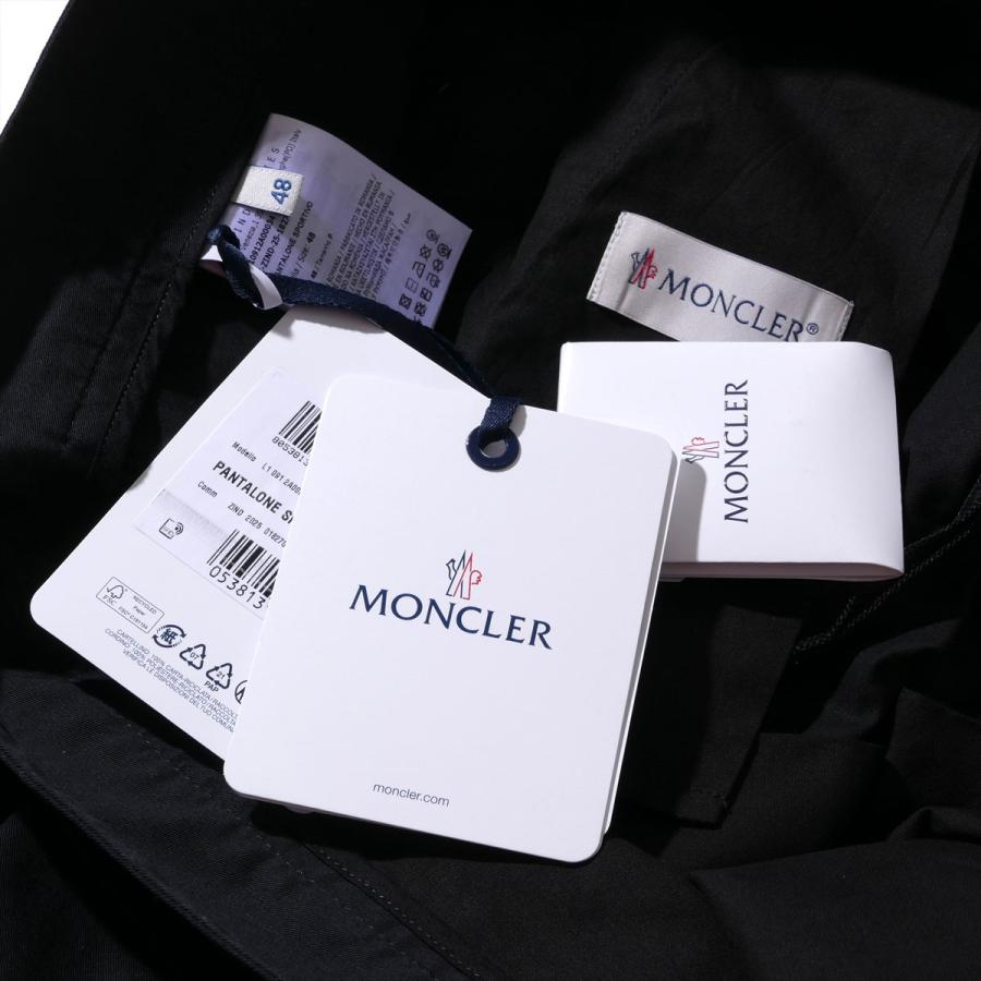 モンクレール カーゴパンツ 2A00034 999ブラック コットンギャバジン MONCLER メンズ ブランド 高級 大きいサイズ 2026SS 2026年春夏の画像