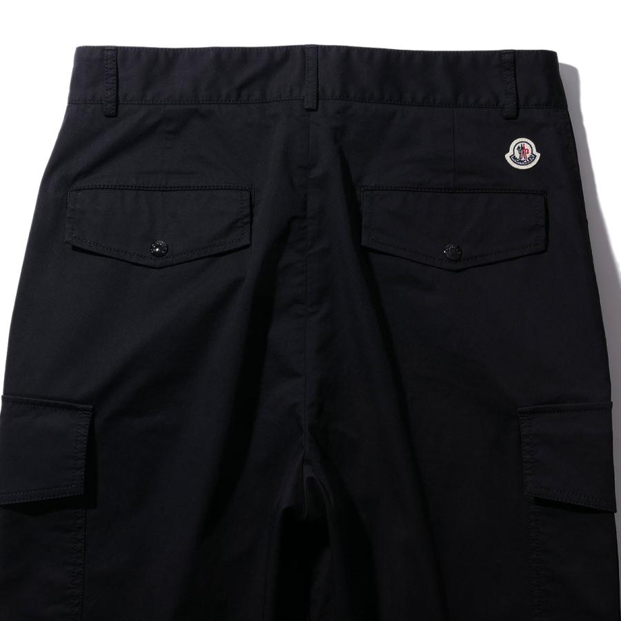 モンクレール カーゴパンツ 2A00034 999ブラック コットンギャバジン MONCLER メンズ ブランド 高級 大きいサイズ 2026SS 2026年春夏の画像